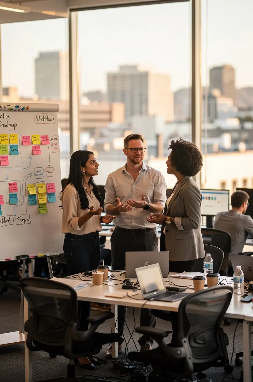 Automation tools improving project management efficiency