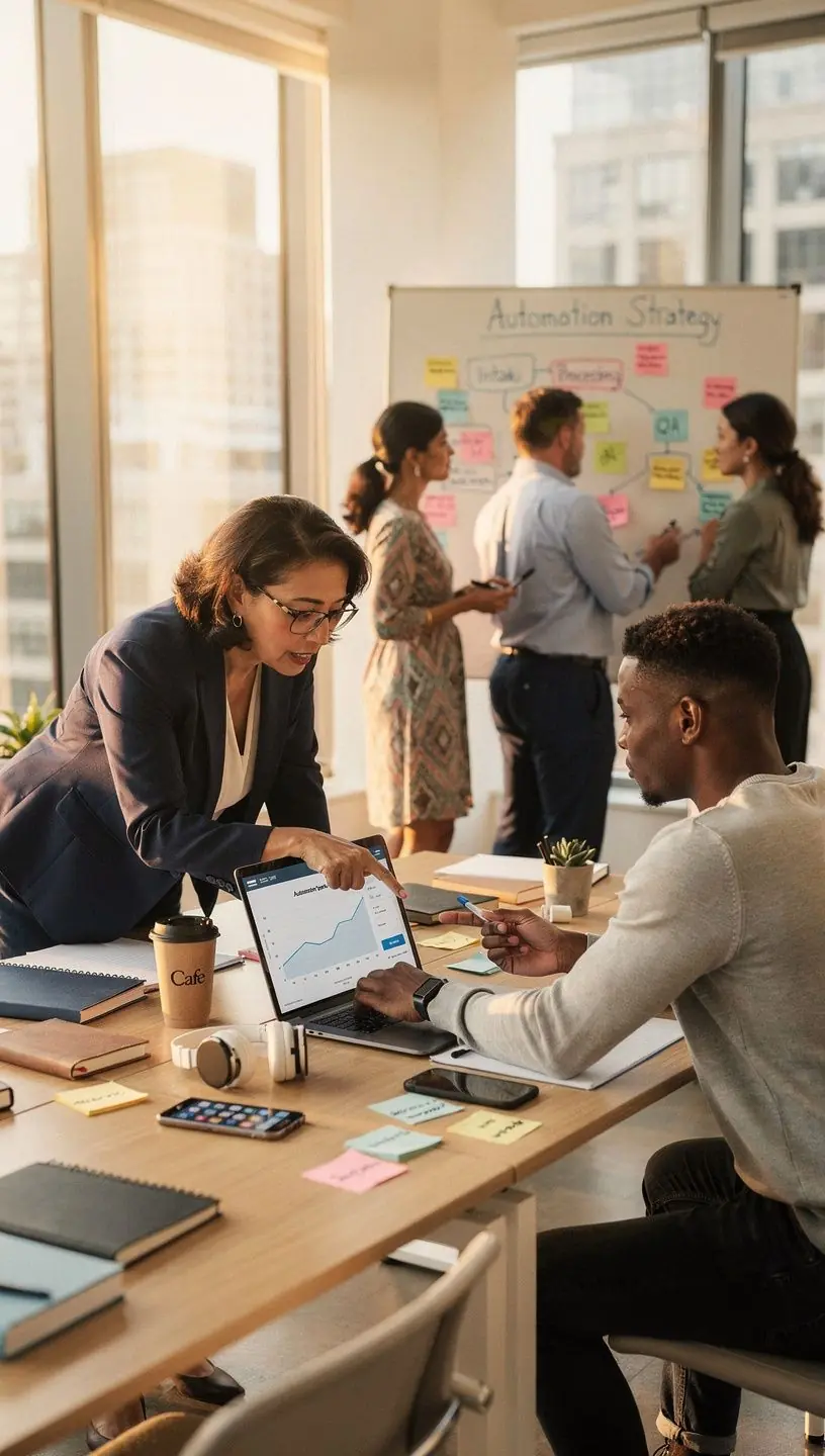 Modern office environment